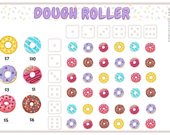 Printable Roll the Dice Savings Challenge