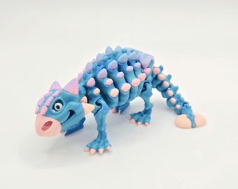 Articulated Skeleton Ankylosaurus 3D Print