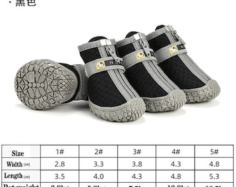 4 pièces/ensemble chaussures d'été pour chien imperméables bottes de pluie antidérapantes protecteur de chaussures respirant pour petits chats chiot chiens chaussettes chaussons