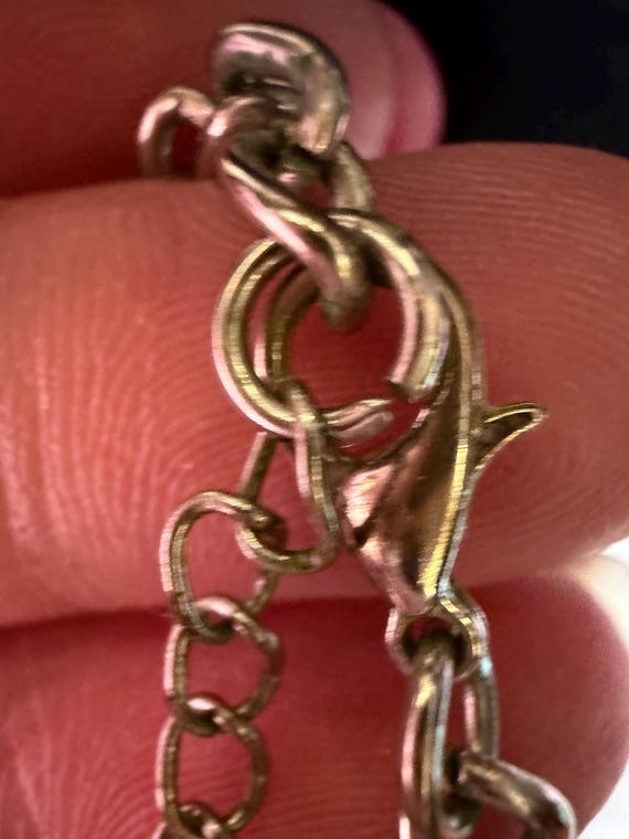 Large Silver Geometric Statement Necklace – Textu… - image 11