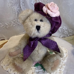 Purple Beret for Stuffed Animal - Etsy display picture 3
