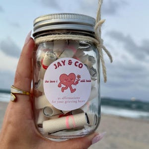 Grief Affirmation Jar – 30 Gentle Messages for Loss | Handmade Comfort Gift | Grief Support | Sympathy Gift | Jay & Co