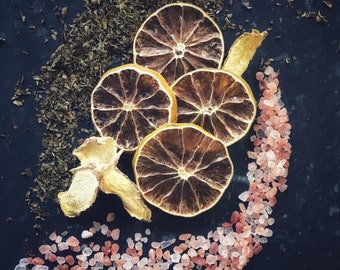 Motivating Simmer Pot Blend, Ginger Mint and Lime Simmer Pot Mix, Mini Simmer Pot Kit, Small Stovetop Potpourri, Stimulating Herb Blend
