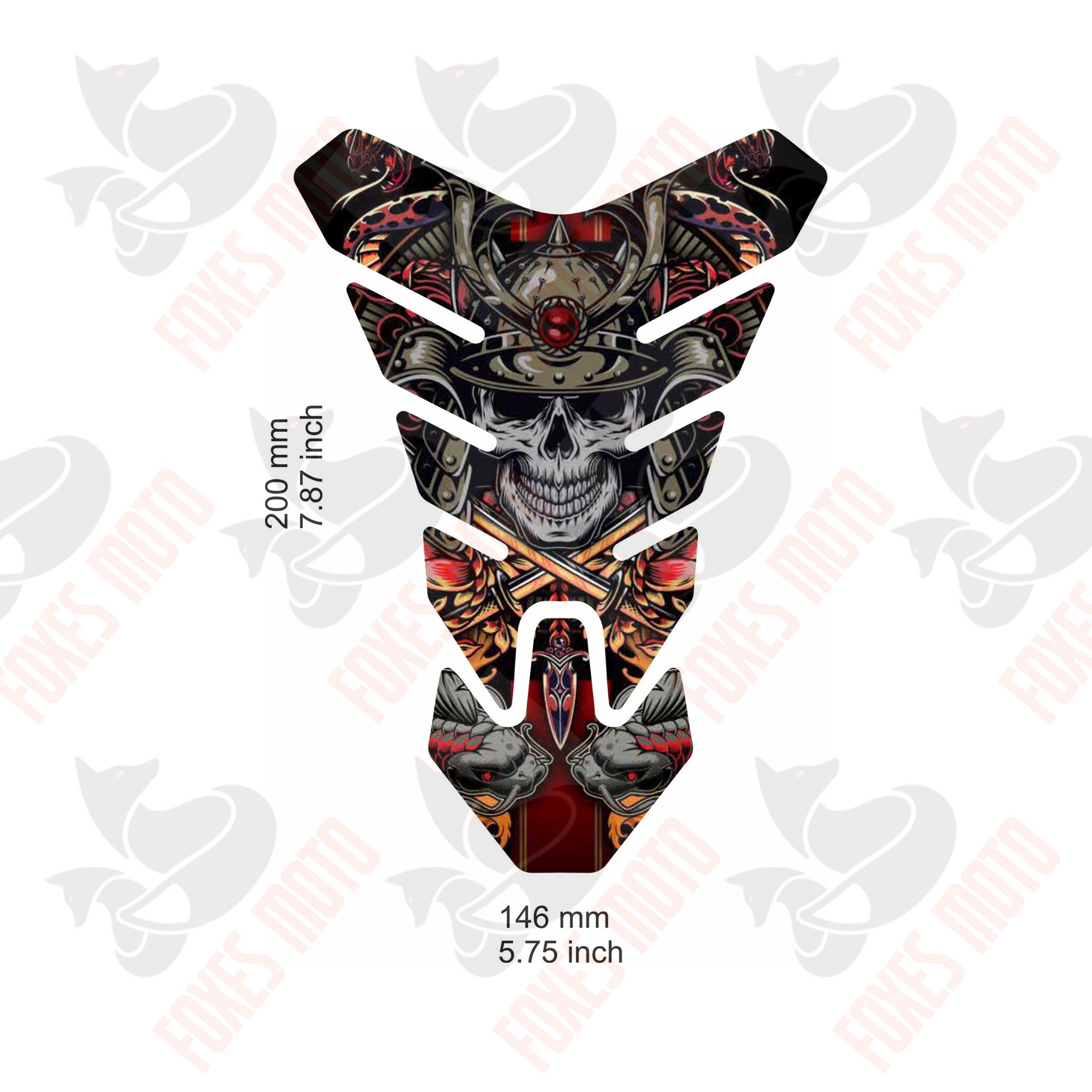 Venom Skull Decal Sticker 2-Pack - 6.5" X 4" Glossy Vinyl - Perfect For Cars, Trucks, Motorcycles & Helmets - Made In USA