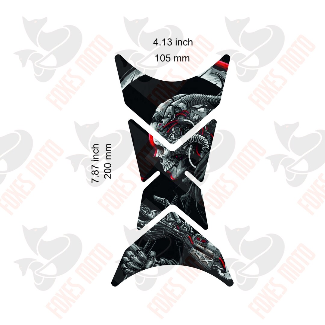 labelbike - 3D Motorfiets Tankplaat Sticker compatibel met Harley Davidson Pan America - oranje
