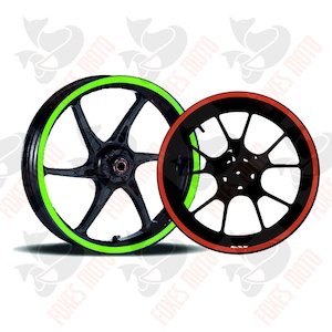 Calcomanías reflectantes universales para llantas de motocicletas o triciclos, gráficos de alta calidad, cualquier tamaño, 6 colores