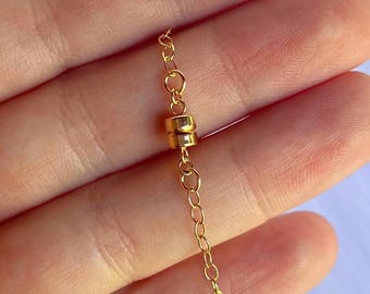 14k Gold Magnetverschluss Halskette oder Armband Verschluss 14k Massivgold Magnet Halskette Verschluss Magnetverschluss Einfacher Verschluss Magnet Schmuck Verschluss