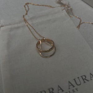 リングホルダーネックレス 14Kゴールドフィルド エンゲージリングキーパーペンダント ドクターリングネックレスホルダー リングナースネックレス用 ゴールドリングキーパー