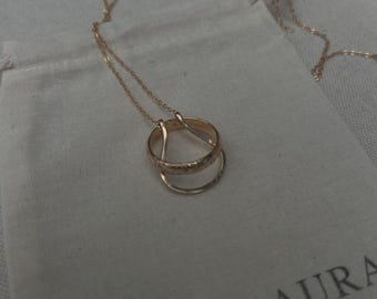 Ring Holder Necklace 14k Gold Filled Engagement Ring Keeper Pendant for Doctor Ring Necklace Holder for Ring Nurse Necklace Gold Ring Keeper