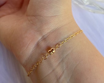 Magnetverschluss Rondelle Form 14k Gold Füll Magnet Armband oder Halskette Verschluss Sterling Silber Magnetverschluss Einfache Schließung von Schmuck