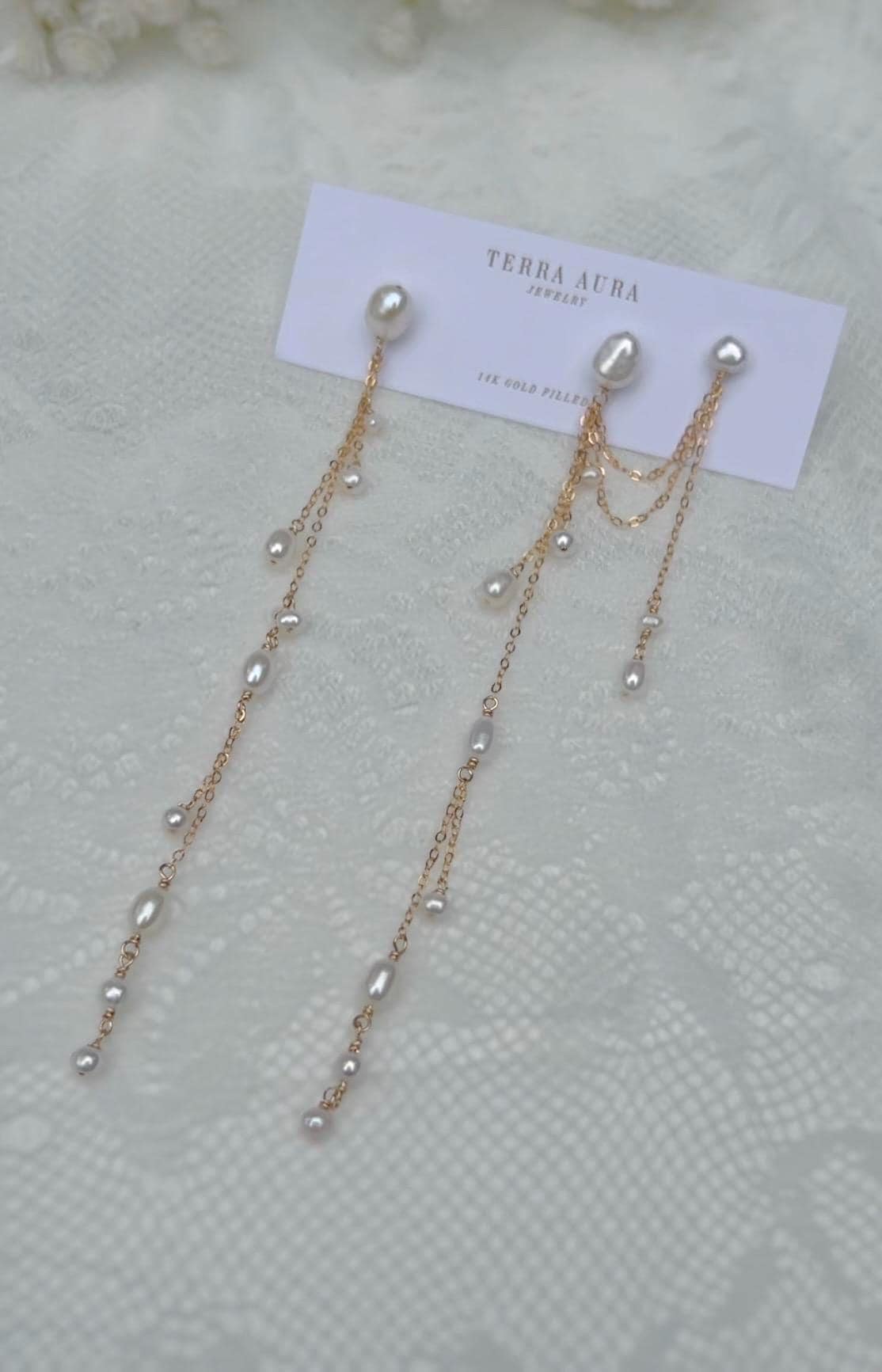 slim fit dress slacks Bridal Gold Earrings - Grecian High Drama Wing Earrings main image 0