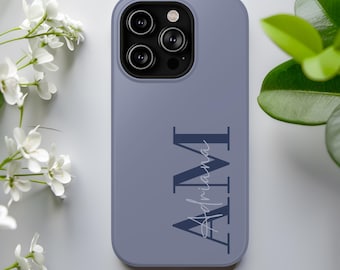 Personalized Initial Phone Cover, Custom Name iPhone Case, Monogram Galaxy S26 & iPhone 17 Models