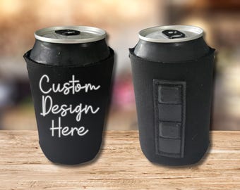 Custom Magnetic Can Coolers, Pack of 6 Personalized Drink Insulators, Beverage Coolers, Gift for Beer Lovers, Customizable Party Accessories