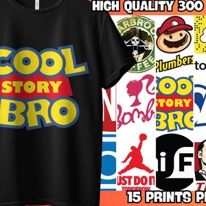 Funny Parody Logo PNG Bundle: 15 Humorous Meme Designs (300 DPI Digital Download