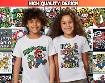 Mario Design Pack: T-Shirt Designs, Urban Style (Digital Download)