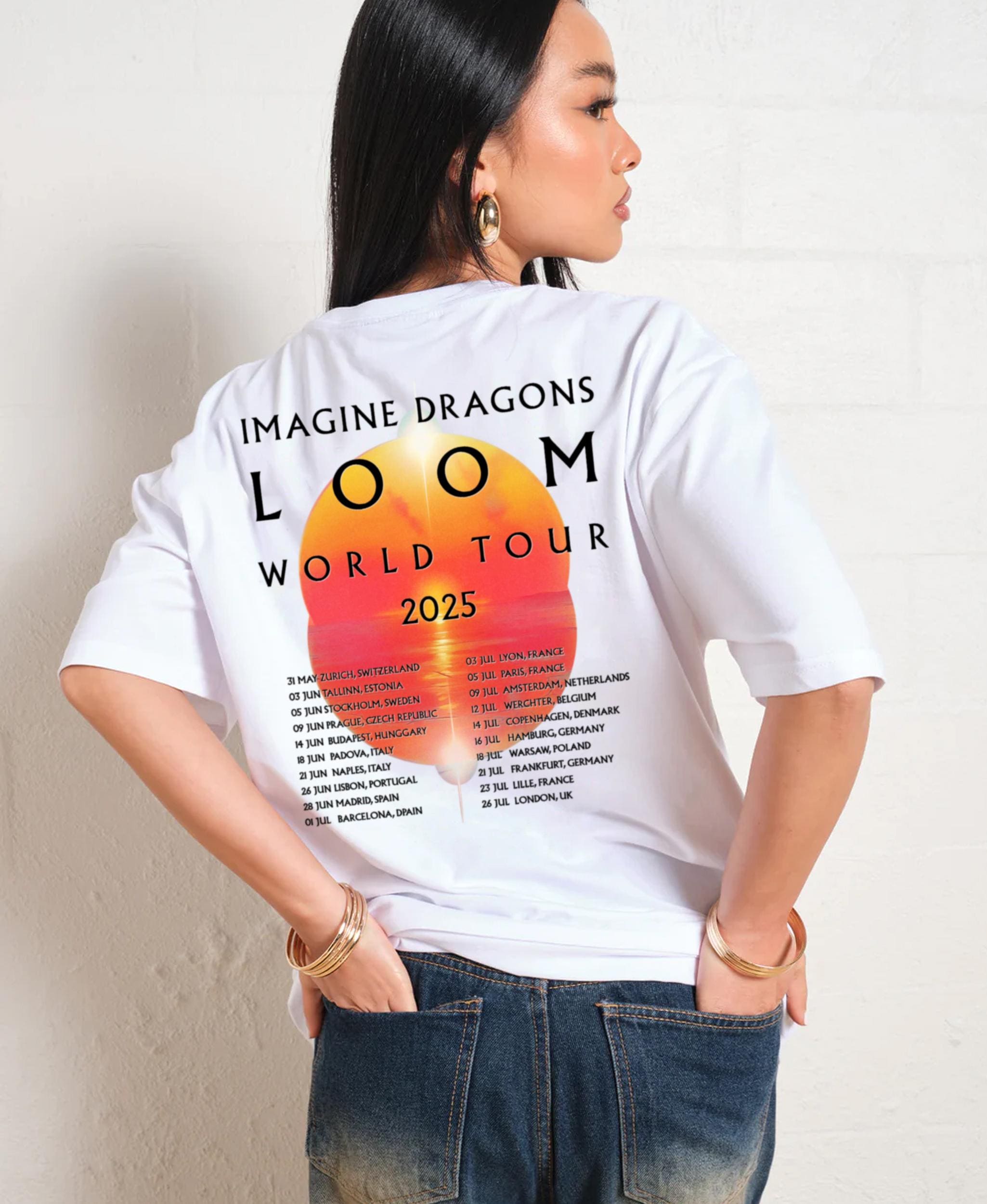 Imagine Dragons Loom World Tour 2025 Tshirt, Imagine Dragons