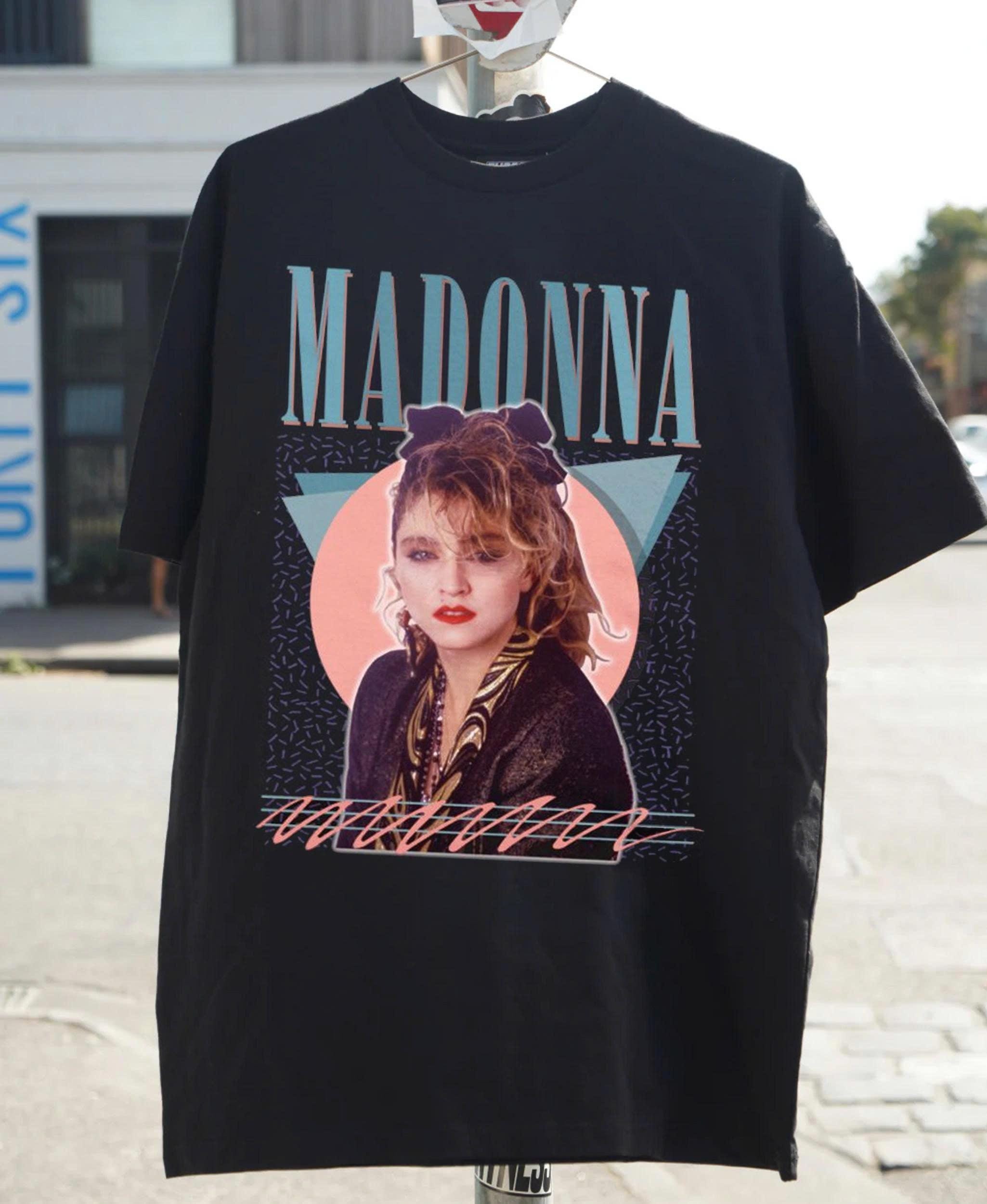 マドンナ　True Blue / Papa Don't Preach　Tシャツ MADONNA PAPA DON'T PREACH T-SHIRT RARE BOY TOY 1986 PROMO