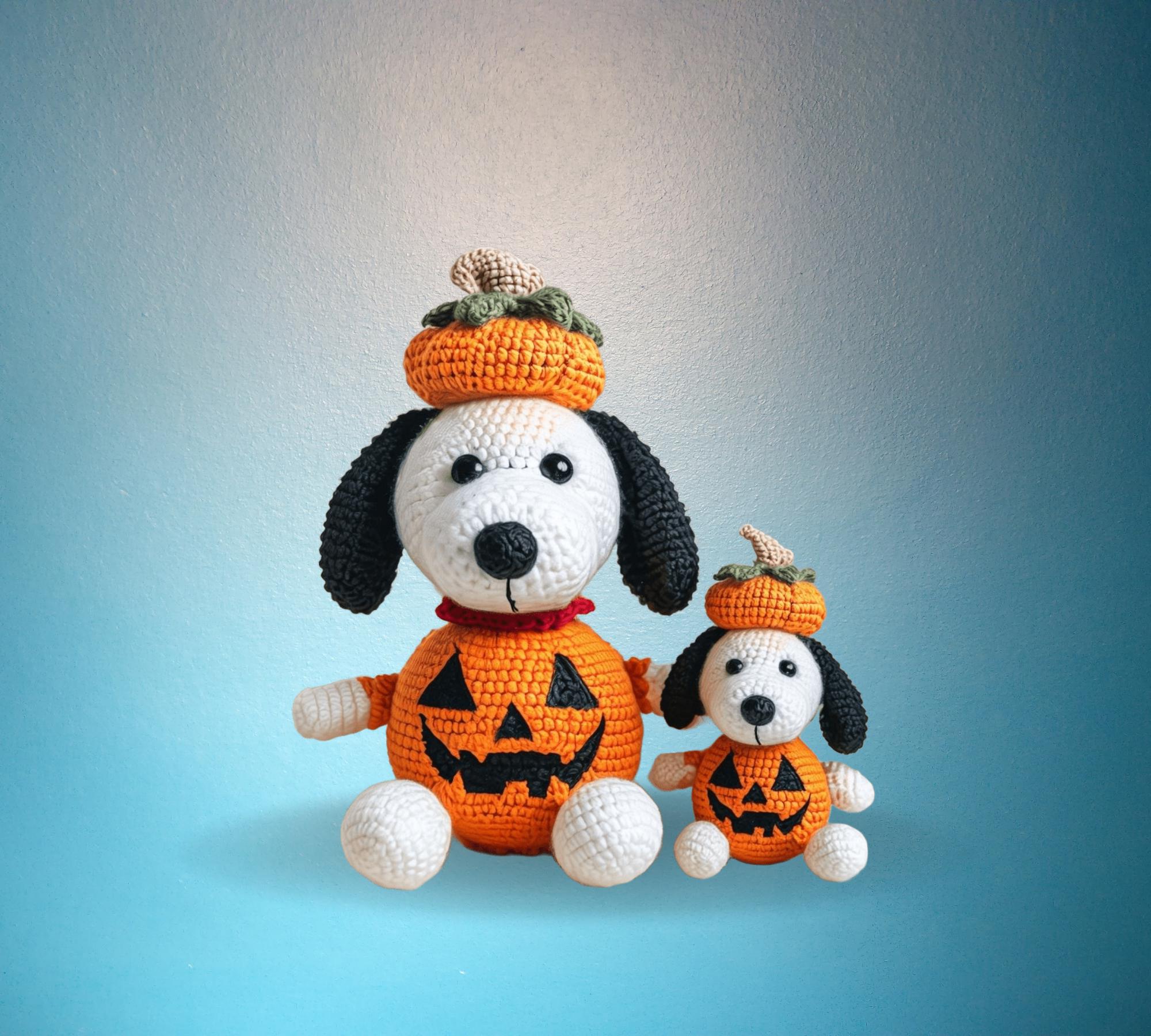 Snoopy Fall Pattern Snoopy Pumpkin Amigurumi Pattern,crochet Your Own Fall Decor Perfect ...
