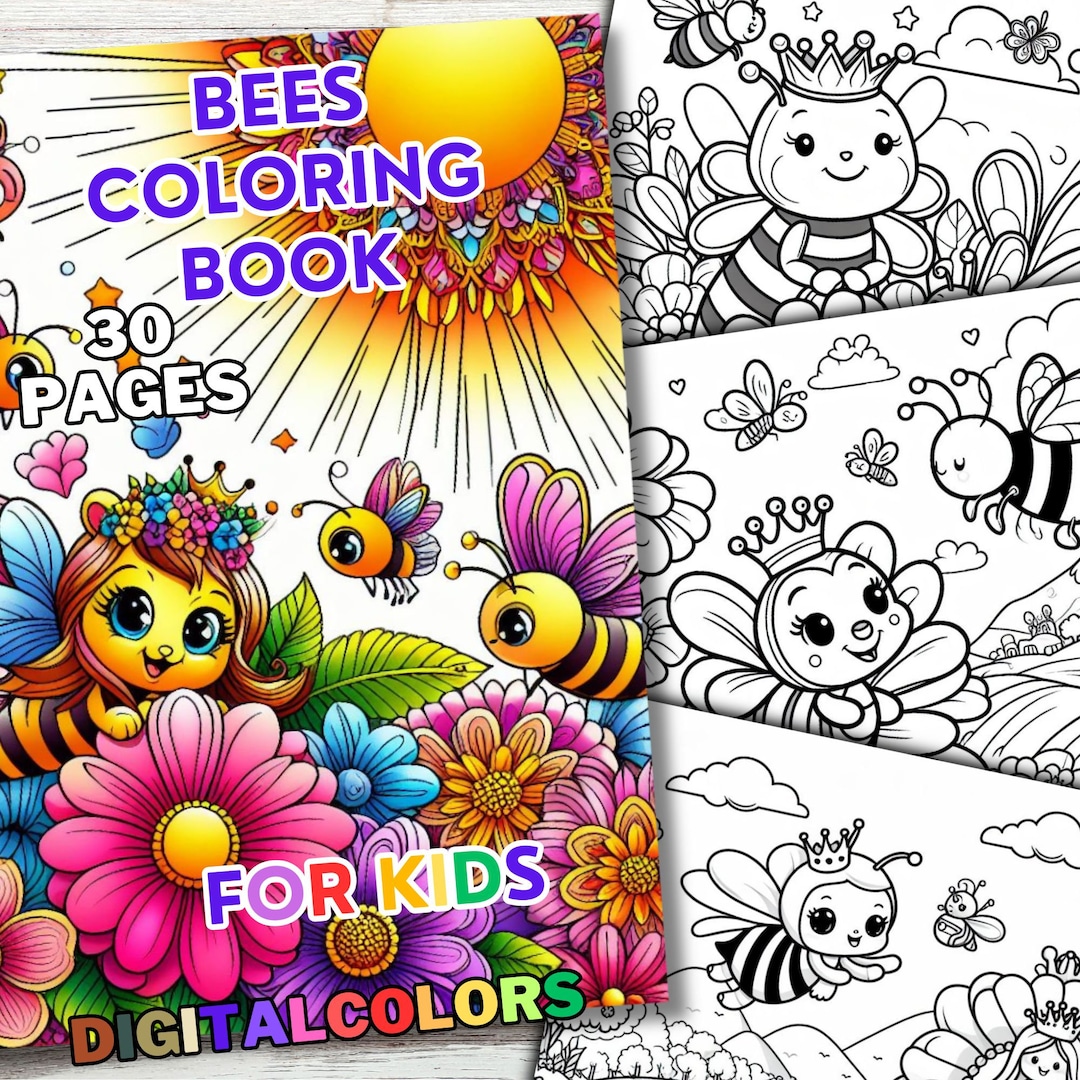30 Kids Coloring, Kids Coloring Pages, Kids Coloring Book, High Quality
