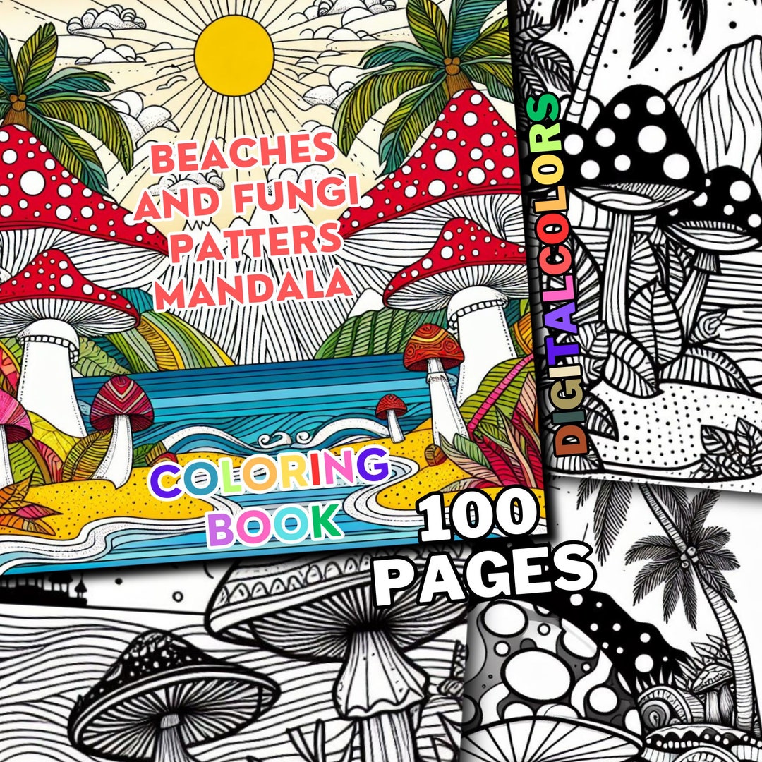 100 Mandala, Mandalas to Color, Coloring Pages, Coloring Book, Beach ...