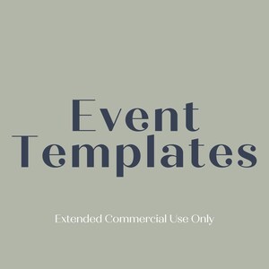 Social Media Event Invitation, Social Media Post Template, Digital Invitation Template, Editable Event Template, Extended Commercial Use