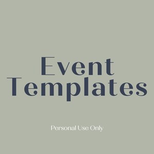 Social Media Event Invitation, Invitation Template, Editable Instagram Event Template, Canva Template, Personal Use
