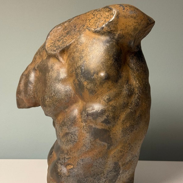 Gaddi Torso, Plaster Sculpture, Ancient Greek Statue