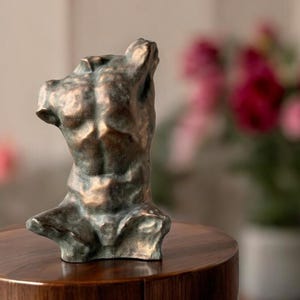 Male Torso Sculpture, Bronze Male Torso Statue, Plaster Sculpture, Ancient Greek Statue