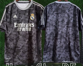 Real Madrid 2023/24 Dragon Special Edition (Black) Shirt, Real Madrid Special Edition Black Dragon Jersey 2023/24, Real Madrid Black Dragon