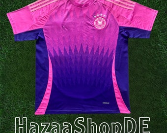 Camiseta de visitante de Alemania EM 2024 rosa - nueva, camiseta de visitante de DFB 2024, camiseta de visitante de DFB 2024 camiseta de visitante de Alemania eM 24 rosa