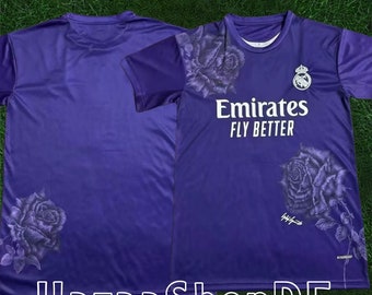 Maillot édition spéciale Real Madrid 23/24, Y-3 Real Madrid 23/24 New Jersey quatrième, Y-3 Real Madrid 23/24 New Jersey, maillot violet Madrid