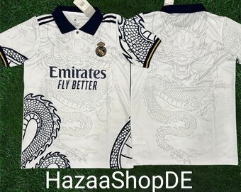 Camiseta Real Madrid 2023/24 Dragón Edición Especial (Blanca), Camiseta Real Madrid Edición Especial Dragón Blanco 2023/24, Real Madrid Dragón Blanco