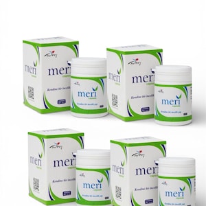 4 × Meri-thee - 120 kruidencapsules – 100% plantaardig, levering 4 maanden