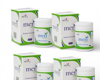 4 × Té Meri - 120 Cápsulas Herbales - 100% Vegetal, Suministro para 4 Meses