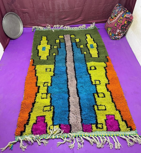 Bespoke Beni Ourain Rug, Moroccan Handmade Rug, Custom Wool Carpet, Berber Area Rug, Bohemian Decor, Home Accent