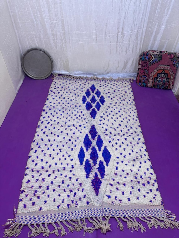Custom Moroccan Berber Rug: Colorful Wool, Handmade Authentic Design. rug;
