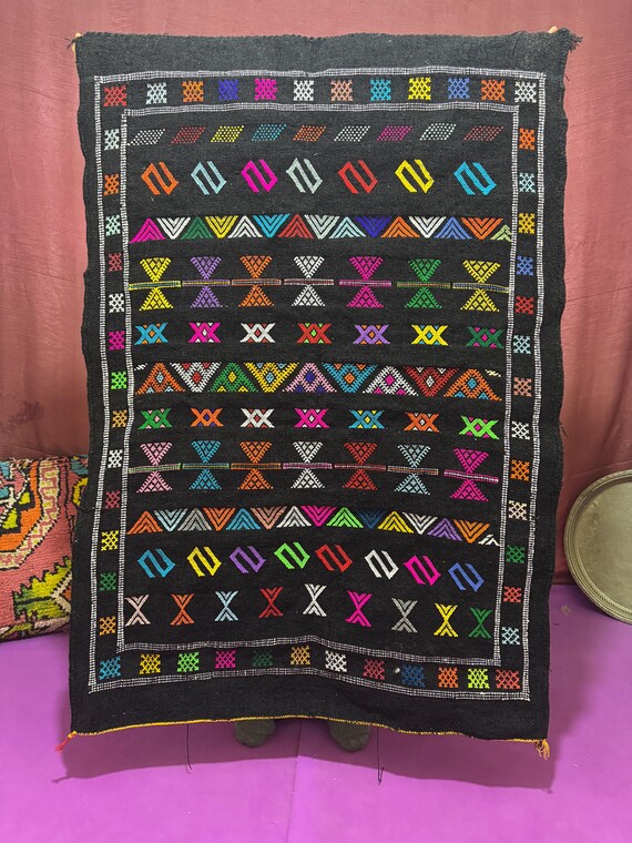 Handmade Moroccan Cactus Silk Pillow Cover: Weather-Resistant 20x20; SABRA