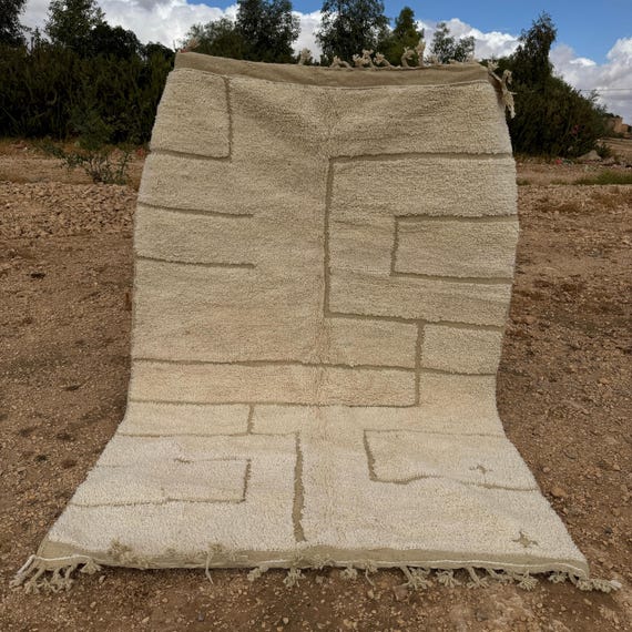 Handmade Multicolored Boujaad Rug;Traditional Moroccan Berber Carpet