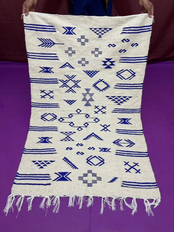 Handwoven Kilim Rug ;Geometric Tribal Pattern ;Multicolor Wool Flatweave;rugs