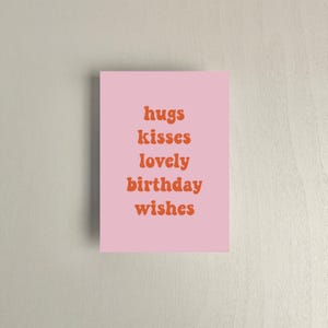 Postkarte, Lovely Birthday Wishes