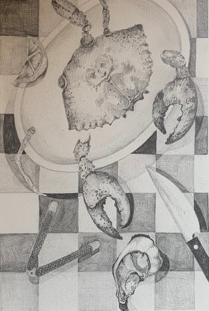 Custom Hand-drawn Still Life - Graphite Drawing - Frame Not Included - Etsy