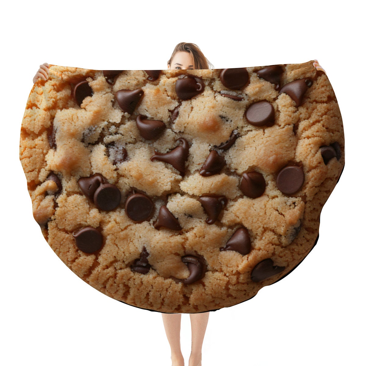 Chocolate chip cookie blanket sale