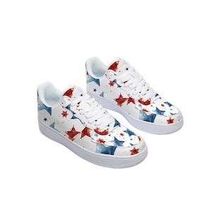 Benutzerdefinierte Starry Pride Air Force 1 inspirierte Schuhe (NICHT AF1) - Handgefertigte, individuell bedruckte Unisex-Turnschuhe