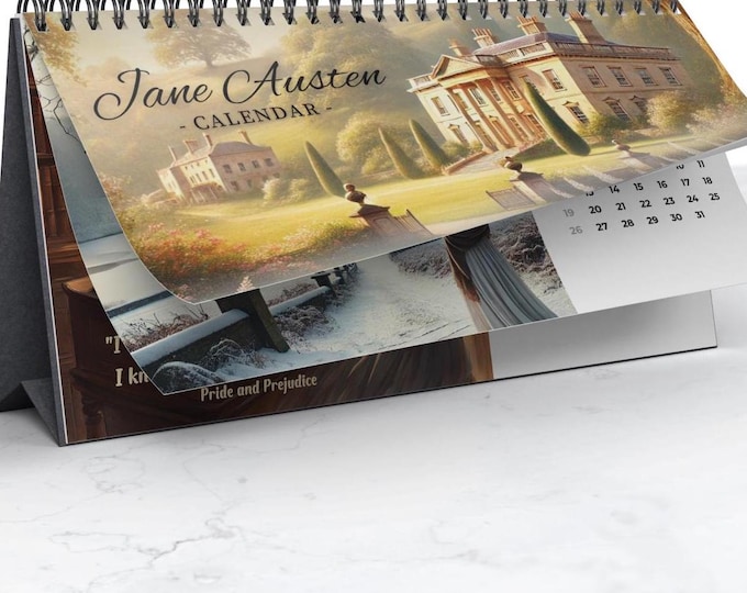 Jane Austen Calendar 2025 Watercolor Sketchbook Desk Calendar emma Jane Austen Calendar 2025 Watercolor Sketchbook Desk Calendar emma
