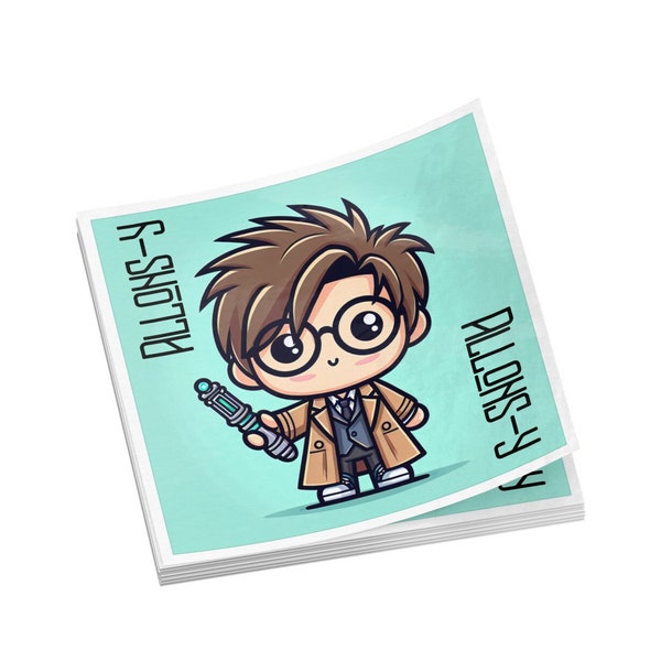 Allons-y! Dr Who Sticker