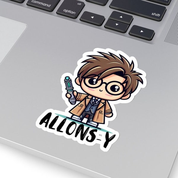 Allons-y! Dr Who Sticker