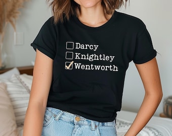 Wentworth Tee -- Jane Austen Inspired Persuasion Softstyle Shirt
