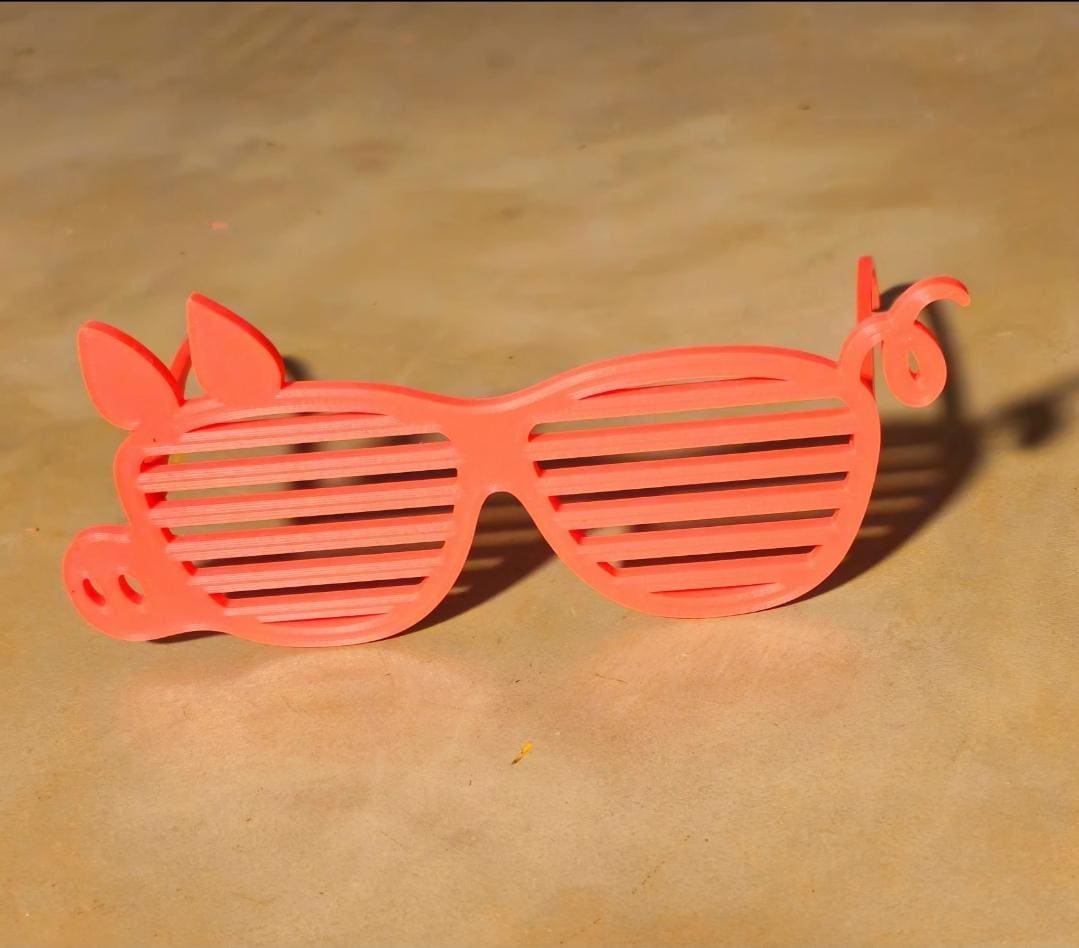 STL File to 3d Print Zootopia 2 Nick Wilde Piggy Glasses - Etsy
