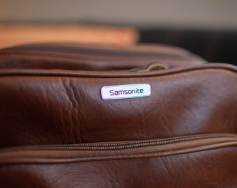 70s 貴重ベルギー製　Samsonite レザートラベルバッグ Vintage 70s Samsonite Royal Traveller Sidekicks Carry On Bag