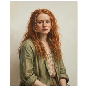 Max | Stranger Things Season 5 Cast | Oil Painting Style Portrait on